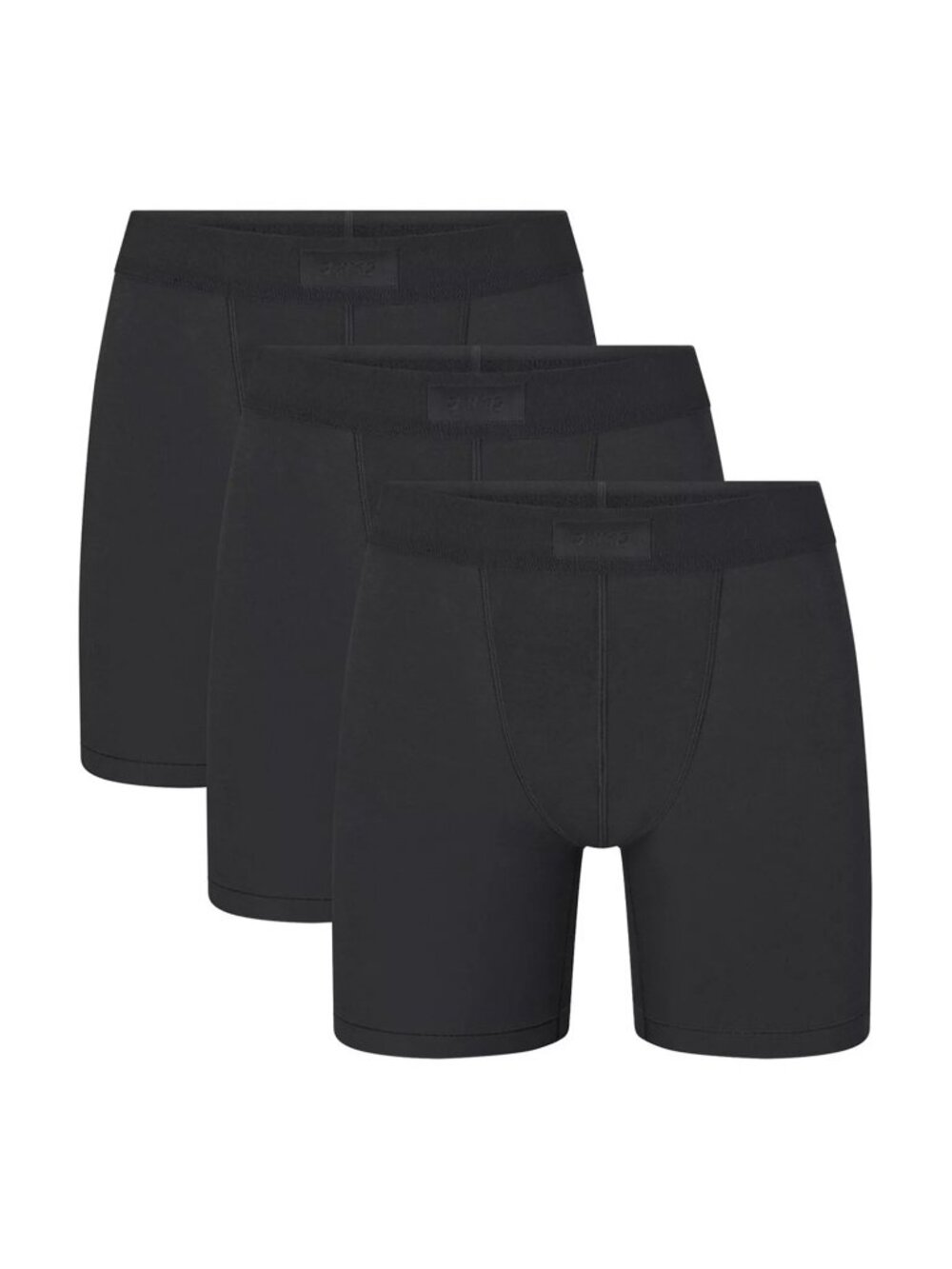 SKIMS Men's Cotton 5" Boxer Brief 3-Pack Black XL BO-BBR-5635M New Open Box